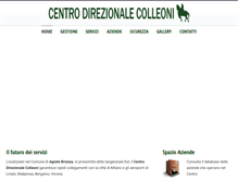 Tablet Screenshot of centrodirezionalecolleoni.com